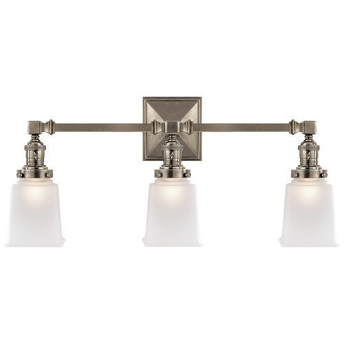 Visual Comfort Signature Collection E.F. Chapman Boston 3-Light in Antique Nickel by Visual Comfort Signature SL2943ANFG
