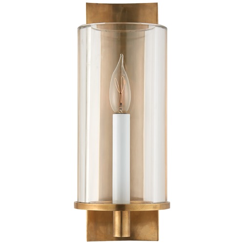 Deauville Single Sconce in Antique Brass by Visual Comfort Signature