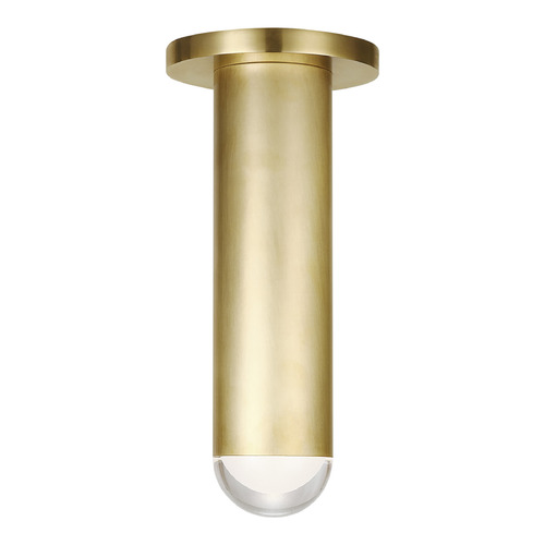 Visual Comfort Modern Collection Kelly Wearstler Ebell LED Flush Mount in Brass by Visual Comfort Modern 700FMEBL10NB-LED927