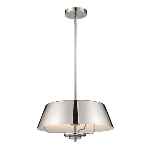 Kichler Lighting Luella Convertible 16-Inch Pendant in Nickel by Kichler Lighting 52542PN