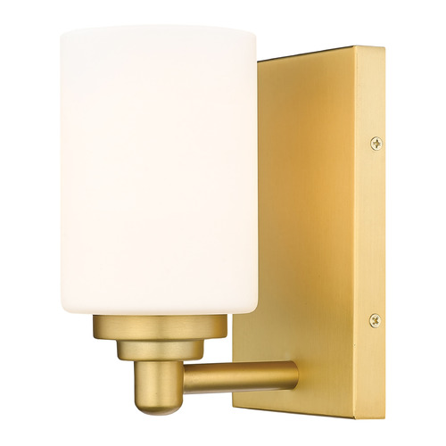 Z-Lite Soledad Brushed Gold Sconce by Z-Lite 485-1S-BG