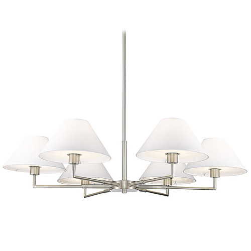 Z-Lite Z-Lite Leila Brushed Nickel Chandelier 744-44R-BN