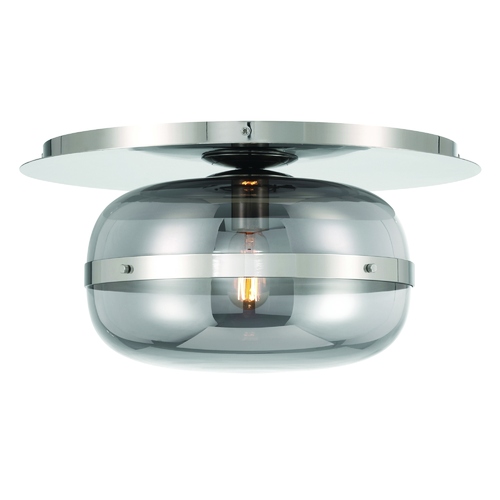 Nottingham 14-Inch Polished Nickel Flush Mount by Eurofase Lighting