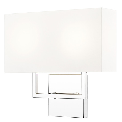 Z-Lite Saxon Polished Nickel Sconce