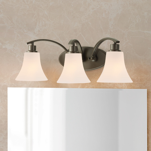 Joy Antique Bronze Bathroom Light by Progress Lighting