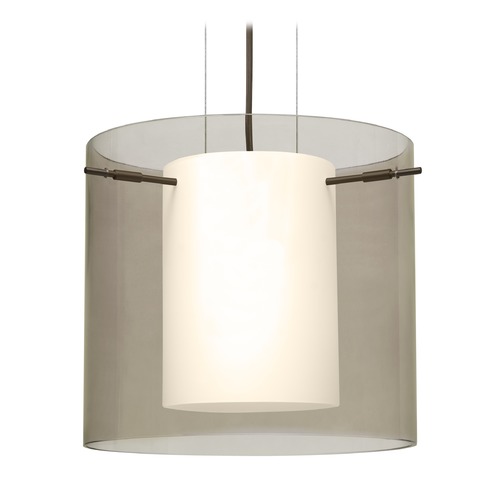 Besa Lighting Besa Lighting Pahu Bronze Pendant Light 1KG-S18407-BR