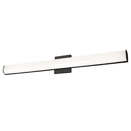 Kuzco Lighting Modern Black LED Bathroom Light with White Shade 3000K 2442LM by Kuzco Lighting VL61236-BK