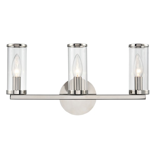 Alora Lighting Revolve Polished Nickel Bathroom Light by Alora Lighting WV309033PNCG