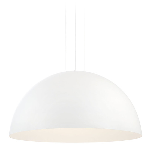 Laverton 36-Inch Dome Pendant in White by Eurofase Lighting