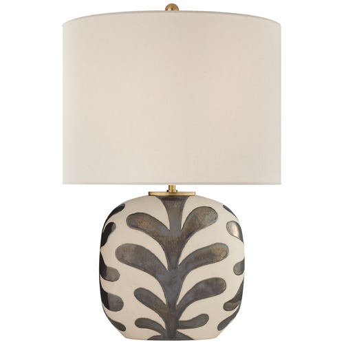 Visual Comfort Signature Collection Kate Spade New York Parkwood Lamp in Black Pearl by Visual Comfort Signature KS3618NBQBKPL