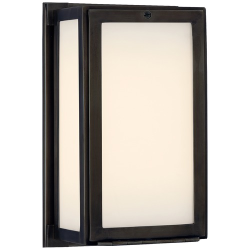 Thomas OBrien Mercer Short Box Light in Bronze by Visual Comfort Signature