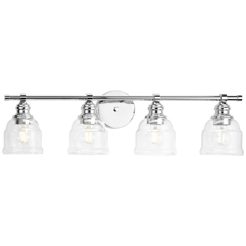 Progress Lighting Ambrose Polished Chrome Bathroom Light
