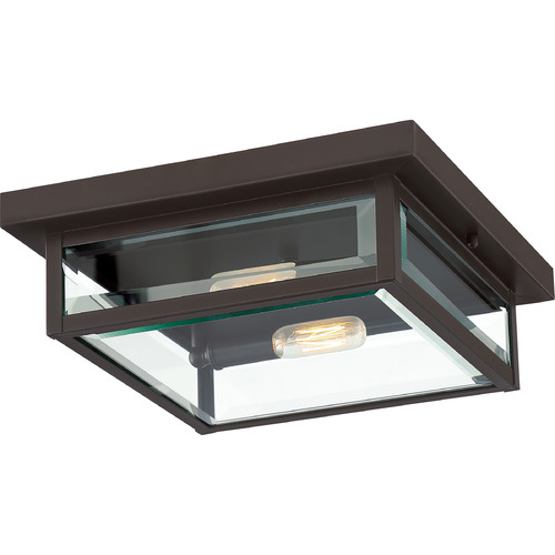 Westover 12-Inch Flush Mount in Western Bronze by Quoizel Lighting