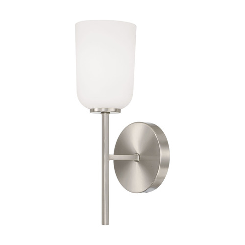 HomePlace by Capital Lighting Lawson 14-Inch Wall Sconce in Nickel by HomePlace by Capital Lighting 648811BN-542