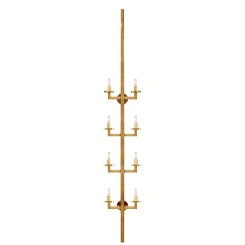 Visual Comfort Signature Collection Kelly Wearstler Liaison Statement Sconce in Brass by VC Signature KW2204AB