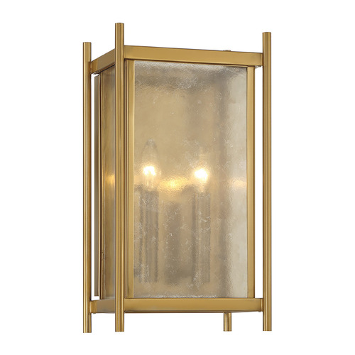 Savoy House Lighting Jacobs Warm Brass Sconce