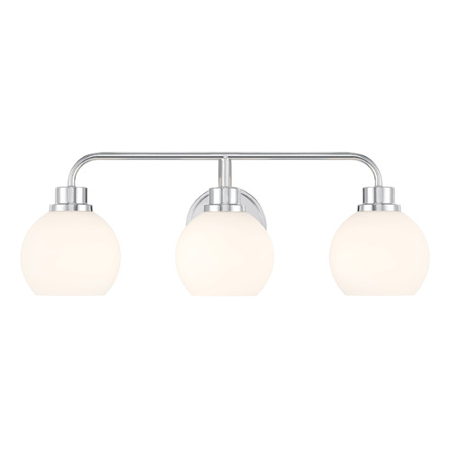 Meridian Chrome Bathroom Light