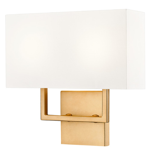 Z-Lite Saxon Rubbed Brass Sconce