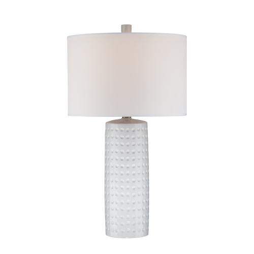 Diandra White Table Lamp by Lite Source Lighting