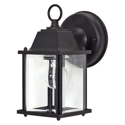 Textured Black Outdoor Wall Light by Nuvo Lighting