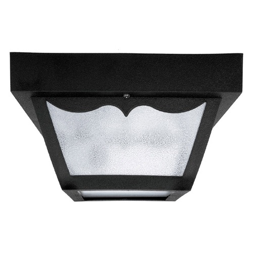 8.50-Inch Outdoor Flush Mount in Black by Capital Lighting