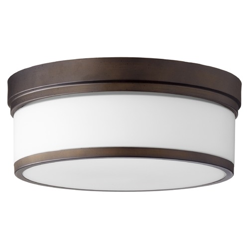 Quorum Lighting Celeste Oiled Bronze Flush Mount by Quorum Lighting 3509-14-86