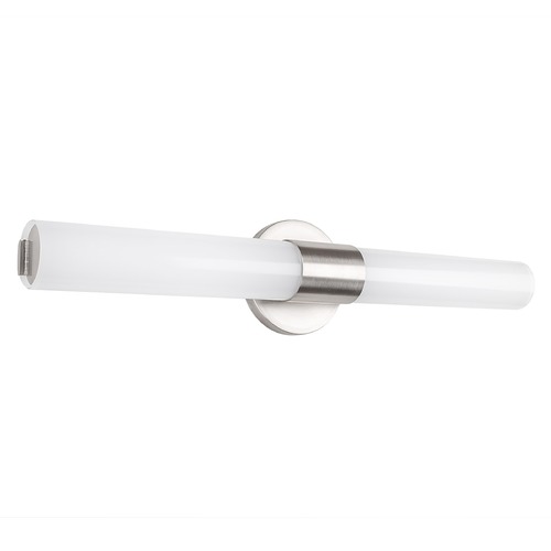 WAC Lighting Turbo Brushed Nickel LED Vertical Bathroom Light by WAC Lighting WS-180424-35-BN