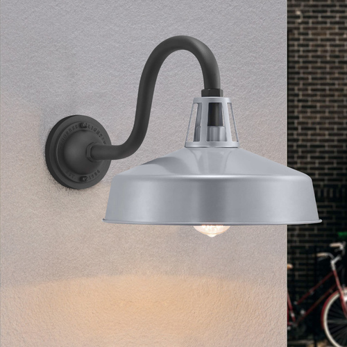 Cedar Springs Metallic Gray Outdoor Wall Light by Progress Lighting