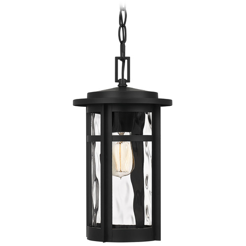 Quoizel Lighting Uma Outdoor Hanging Light in Matte Black by Quoizel Lighting UMA1908MBK