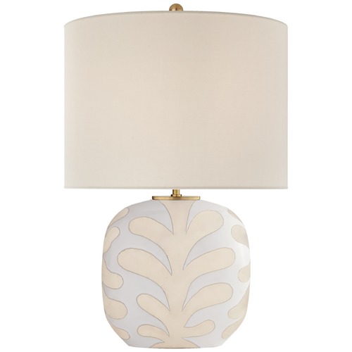 Visual Comfort Signature Collection Kate Spade New York Parkwood Table Lamp in Bisque by Visual Comfort Signature KS3618NBQNWTL