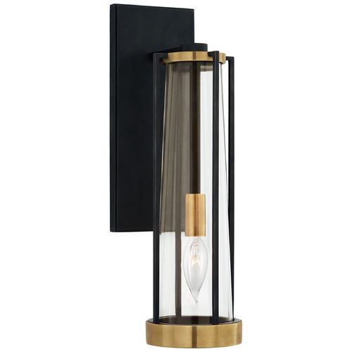 Visual Comfort Signature Collection Thomas OBrien Calix Sconce in Bronze & Brass by Visual Comfort Signature TOB2275BZHABCG