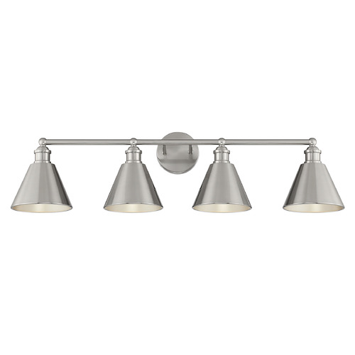 Meridian 37.5-Inch Vanity Light in Brushed Nickel by Meridian M80065BN