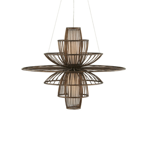 Currey and Company Lighting Benjiro 42-Inch Wide Chandelier in Cupertino by Currey and Company 9000-0964