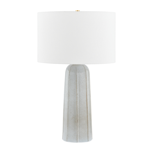 Kel Table Lamp in Aged Brass & Ash by Mitzi by Hudson Valley