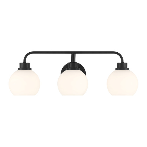 Meridian Matte Black Bathroom Light