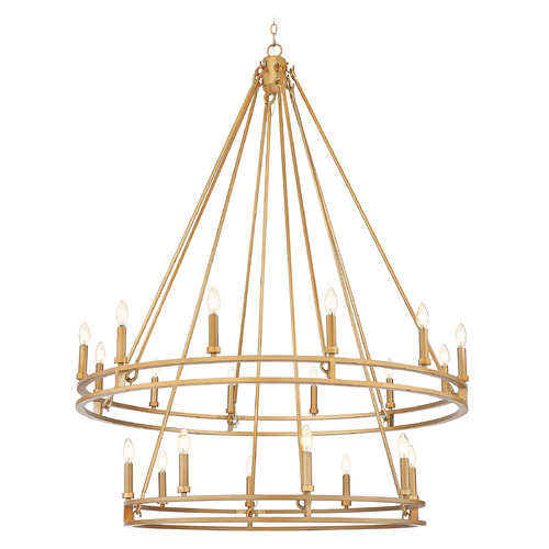 Z-Lite Dennison Signature Brass Chandelier