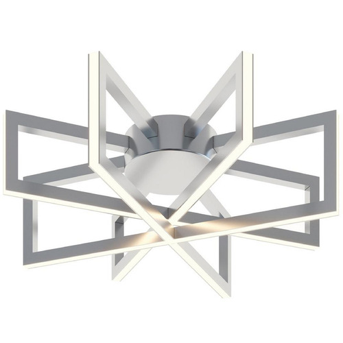 Afx Lighting Cass Satin Nickel LED Flushmount Light