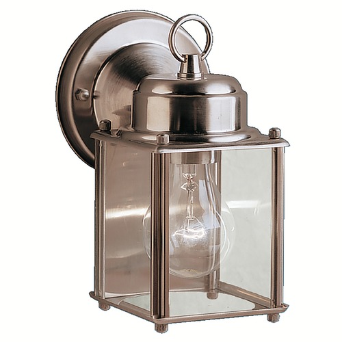Outdoor Wall Light with Clear Glass in Stainless Steel by Kichler Lighting