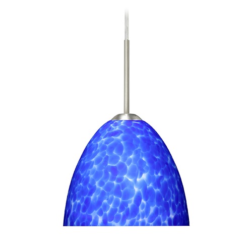 Besa Lighting Sasha II Satin Nickel LED Mini-Pendant Light