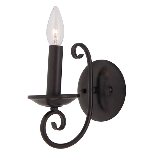 Maxim Lighting Loft Oil Rubbed Bronze Sconce by Maxim Lighting 70001OI