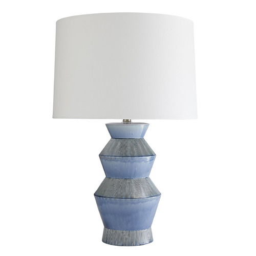 Ogden 28-Inch Lamp in Provincial Blue Porcelain by Arteriors Home