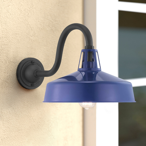 Cedar Springs Navy Outdoor Wall Light by Progress Lighting