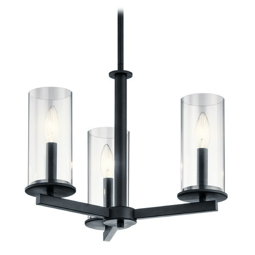 Crosby 18-Inch Black Chandelier by Kichler Lighting