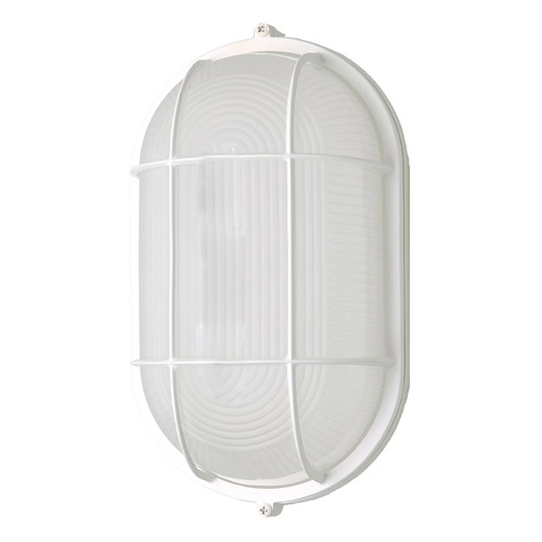 Satco Lighting White LED Outdoor Wall Light by Satco Lighting 62/1410