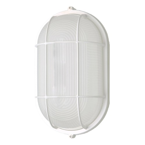 White LED Outdoor Wall Light by Satco Lighting