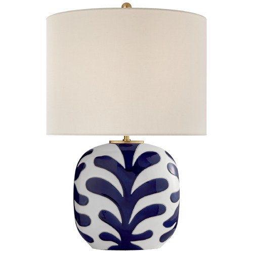Visual Comfort Signature Collection Kate Spade New York Parkwood Table Lamp in Cobalt by Visual Comfort Signature KS3618NWTCBL