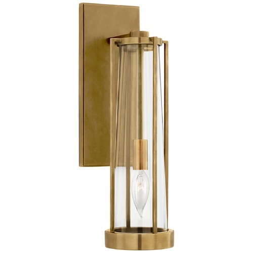 Visual Comfort Signature Collection Thomas OBrien Calix Sconce in Antique Brass by Visual Comfort Signature TOB2275HABCG