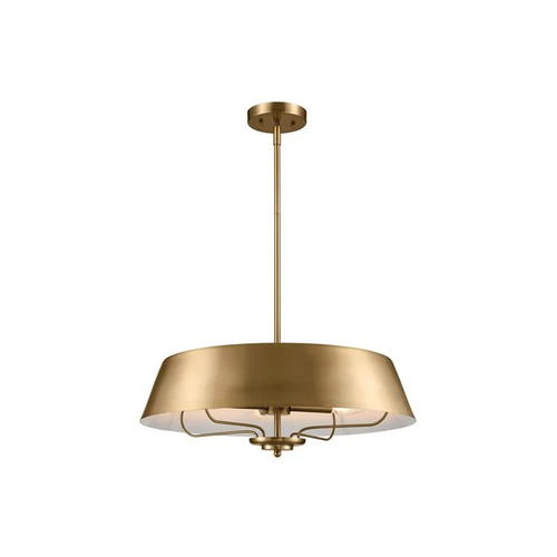Kichler Lighting Luella Convertible 22-Inch Pendant in Brass by Kichler Lighting 52543BNB