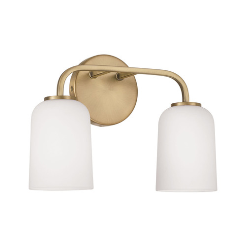 HomePlace by Capital Lighting Lawson 13.75-Inch Bath Light in Brass by HomePlace by Capital Lighting 148821AD-542