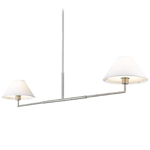Z-Lite Leila Brushed Nickel Island Light